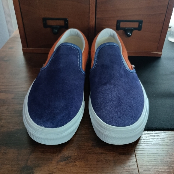 Vans Mens Purple and Orange Slip-On Sneakers_6.5 - Picture 5 of 8